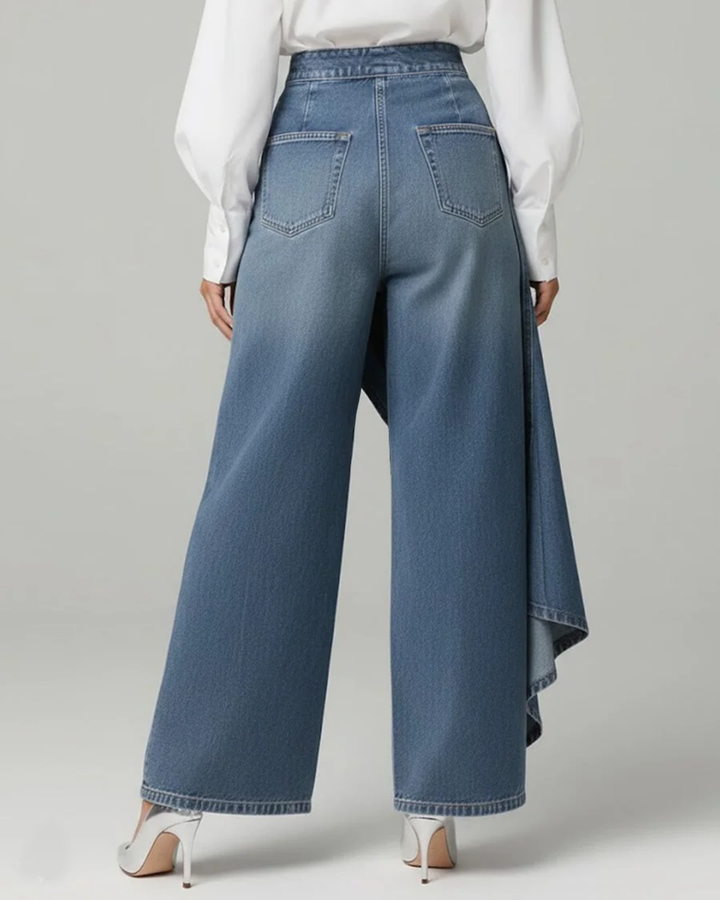 Ashley | Denim Wrap Trousers