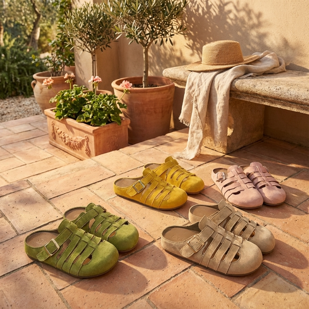 Clara | Comfort Mules Sandals without Closure