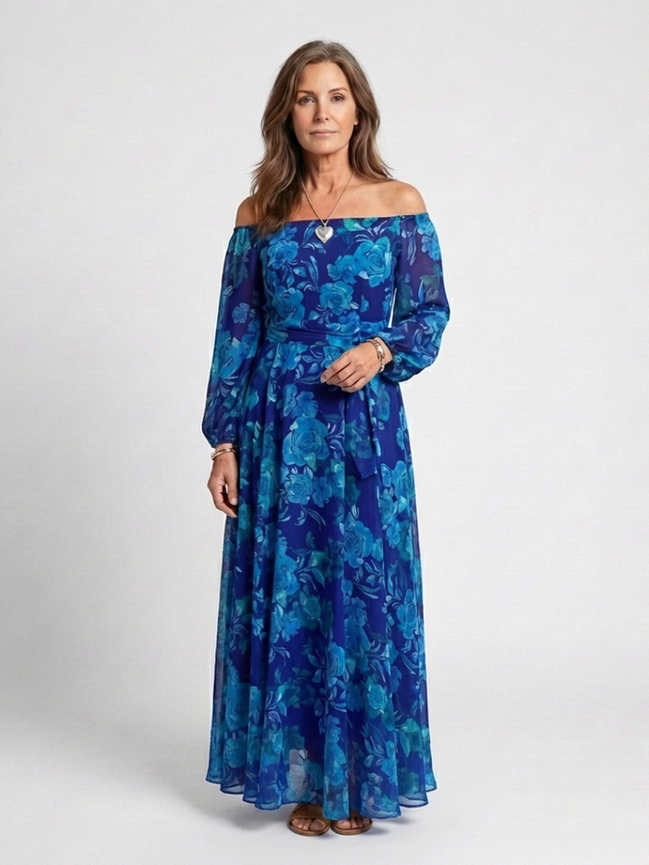 Aspen | Off Shoulder Floral Maxi