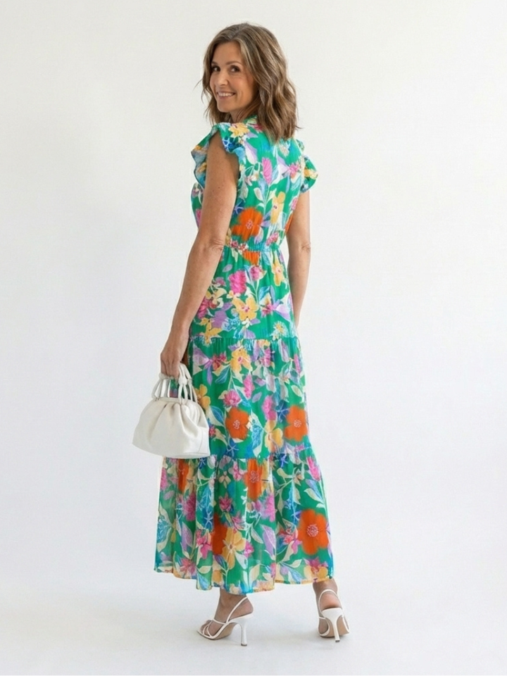 Lila | Elegant Floral Midi