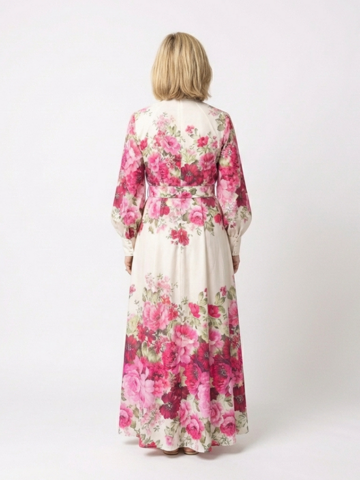 Kennedy | Floral Belted Maxi