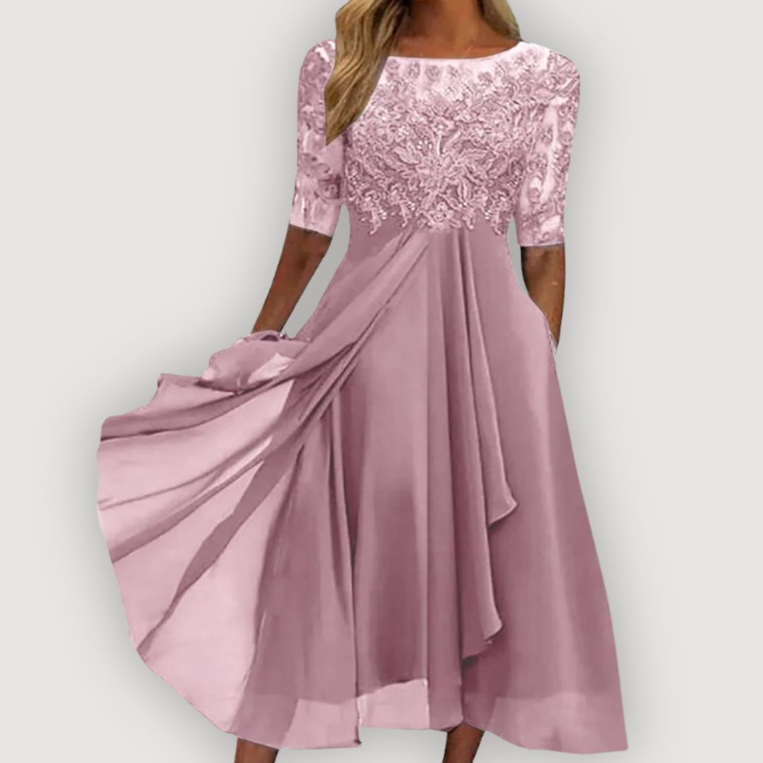 Maria | Elegant Chiffon Dress