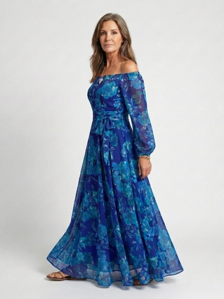 Aspen | Off Shoulder Floral Maxi