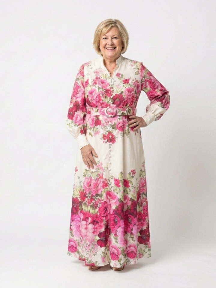 Kennedy | Floral Belted Maxi
