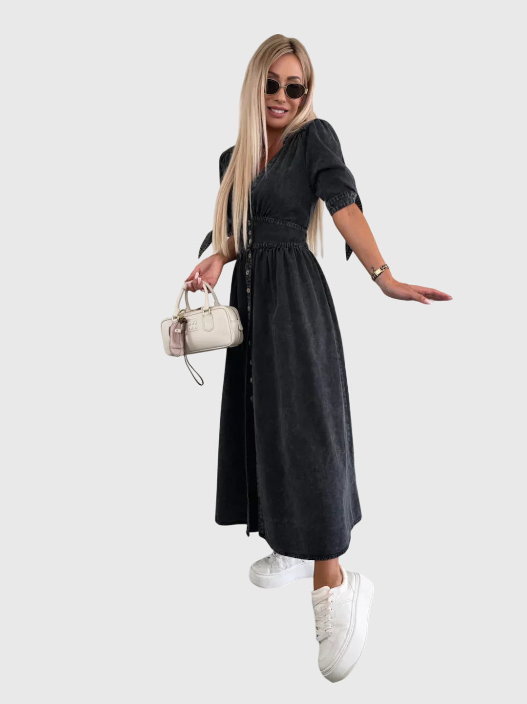Sophia™ | Elegant Denim Dress