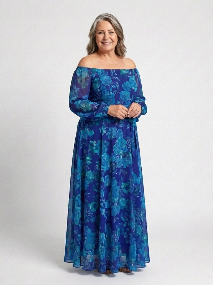 Aspen | Off Shoulder Floral Maxi