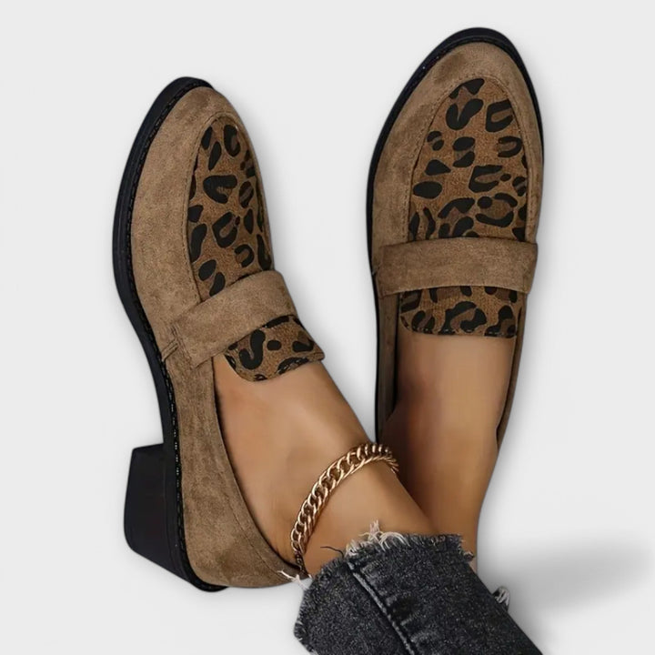 Aurora | Elegant Women's Shoes in Leopard Print