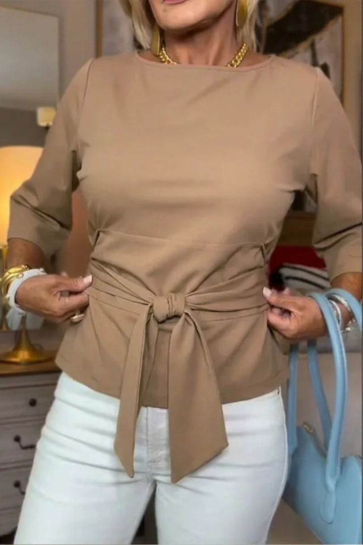 Dara – Tie Waist Flattering Top
