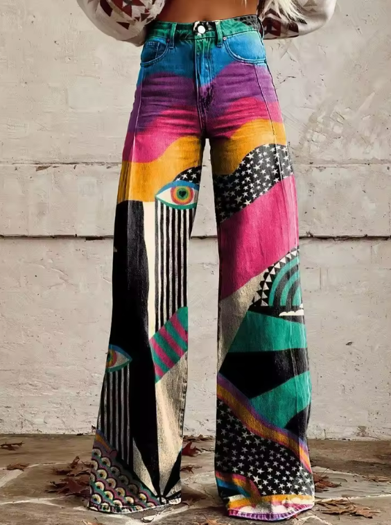 Talia - Boho Chic Flare Pants