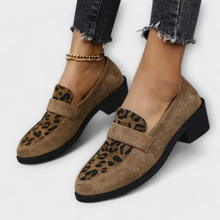 Aurora | Elegant Women's Shoes in Leopard Print