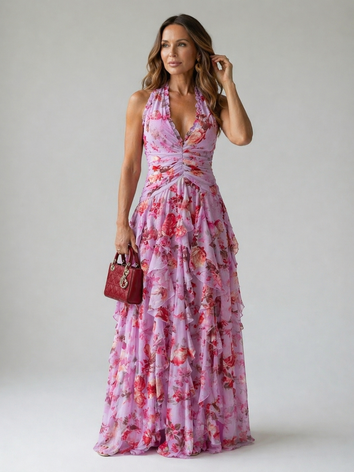 Belladina | Halter Maxi Dress