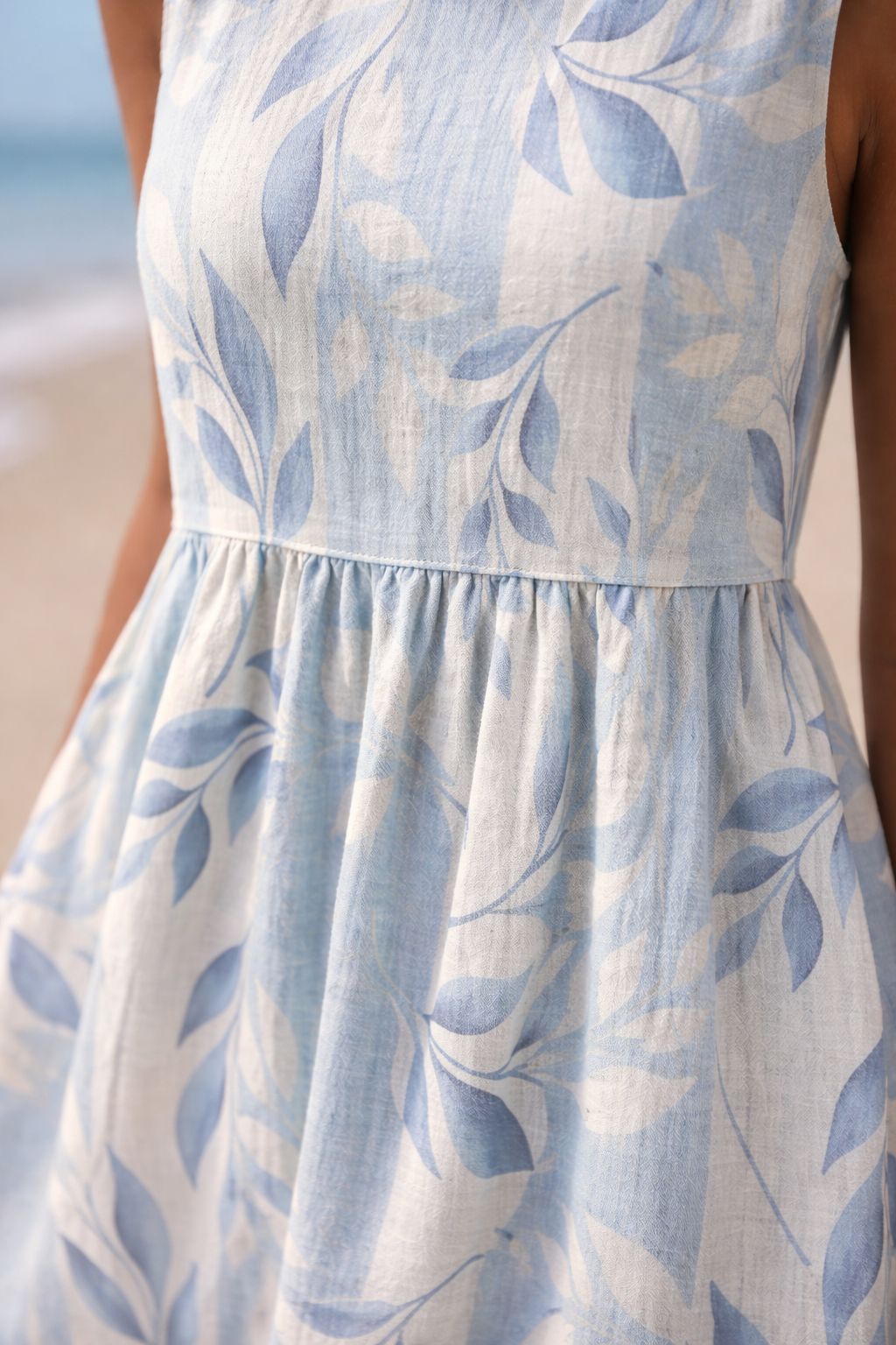 Joy | Leafy Midi Dress