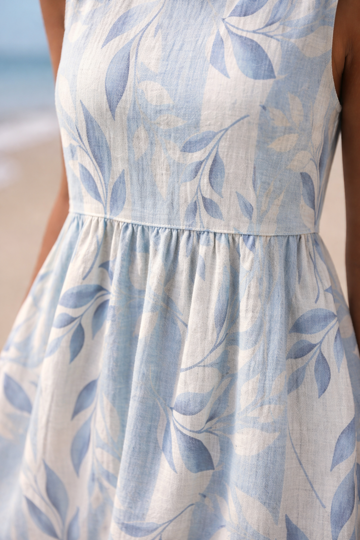 Joy | Leafy Midi Dress