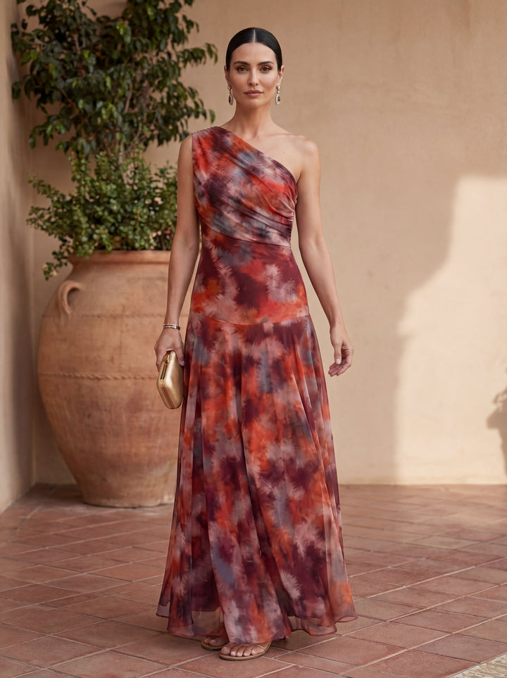 Uma - Flowing wide dress with elegant design