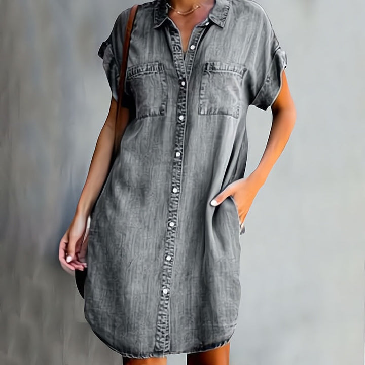 Marie | Button-Down Shirt Dress