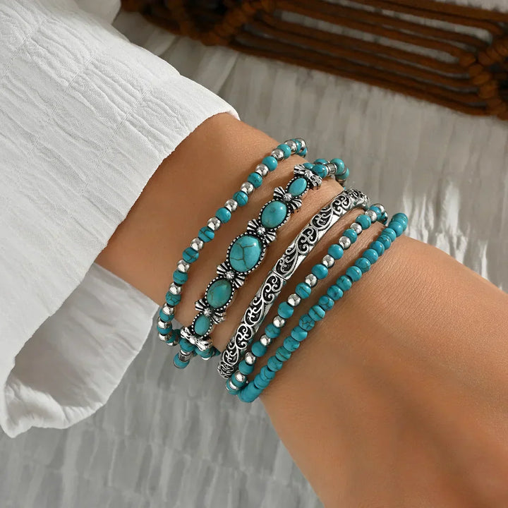 Maëlys™ — Refined turquoise multi-strand bracelet