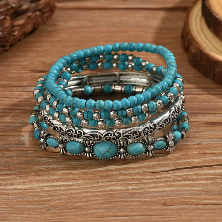 Maëlys™ — Refined turquoise multi-strand bracelet