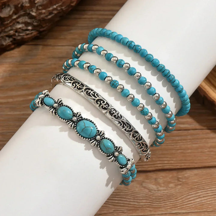 Maëlys™ — Refined turquoise multi-strand bracelet