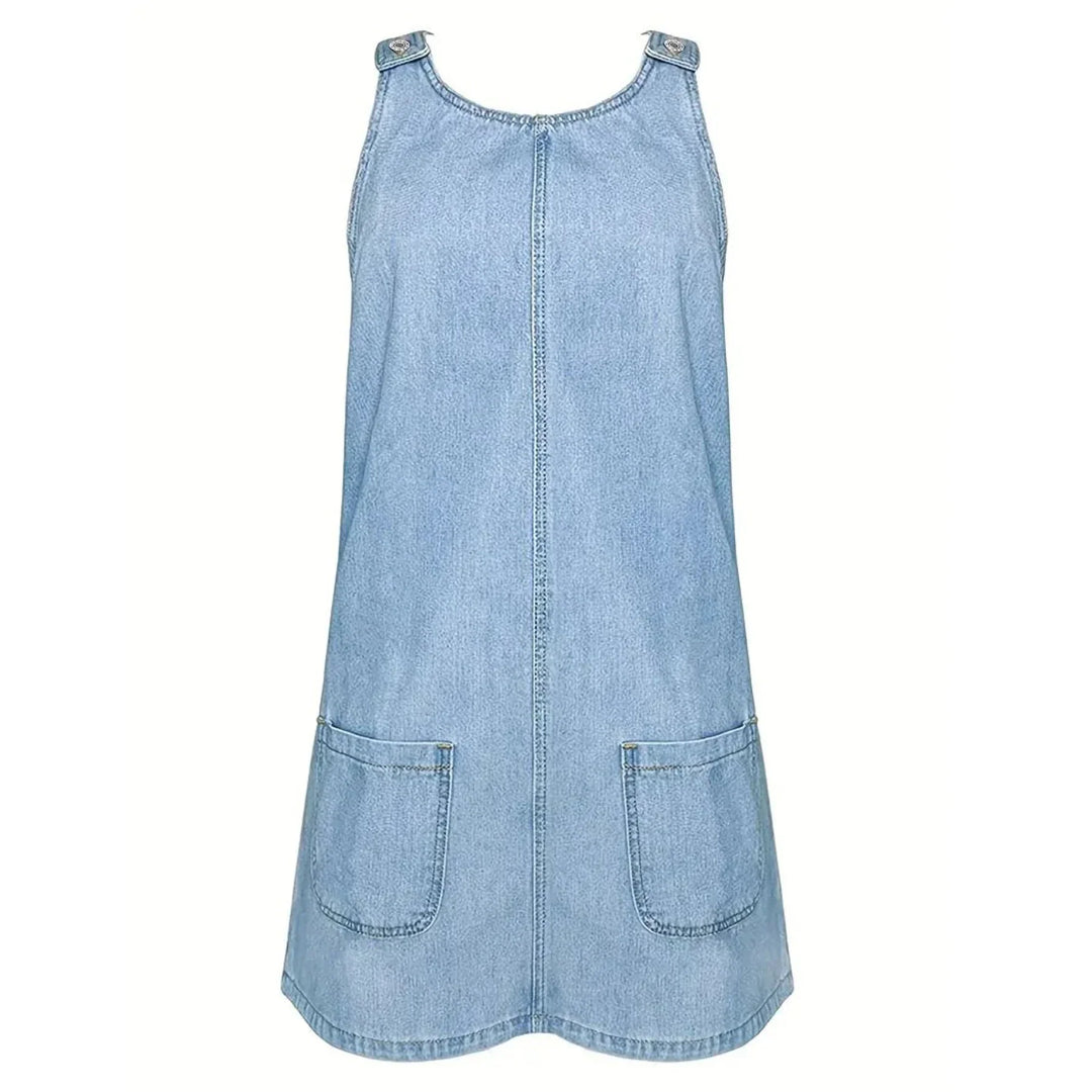 Beatrice | Relaxed Denim-Look Dress