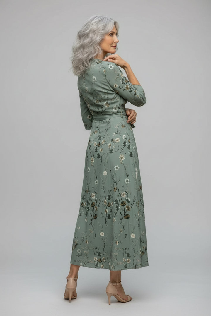 Selora | Halter Bloom Flow Maxi Dress