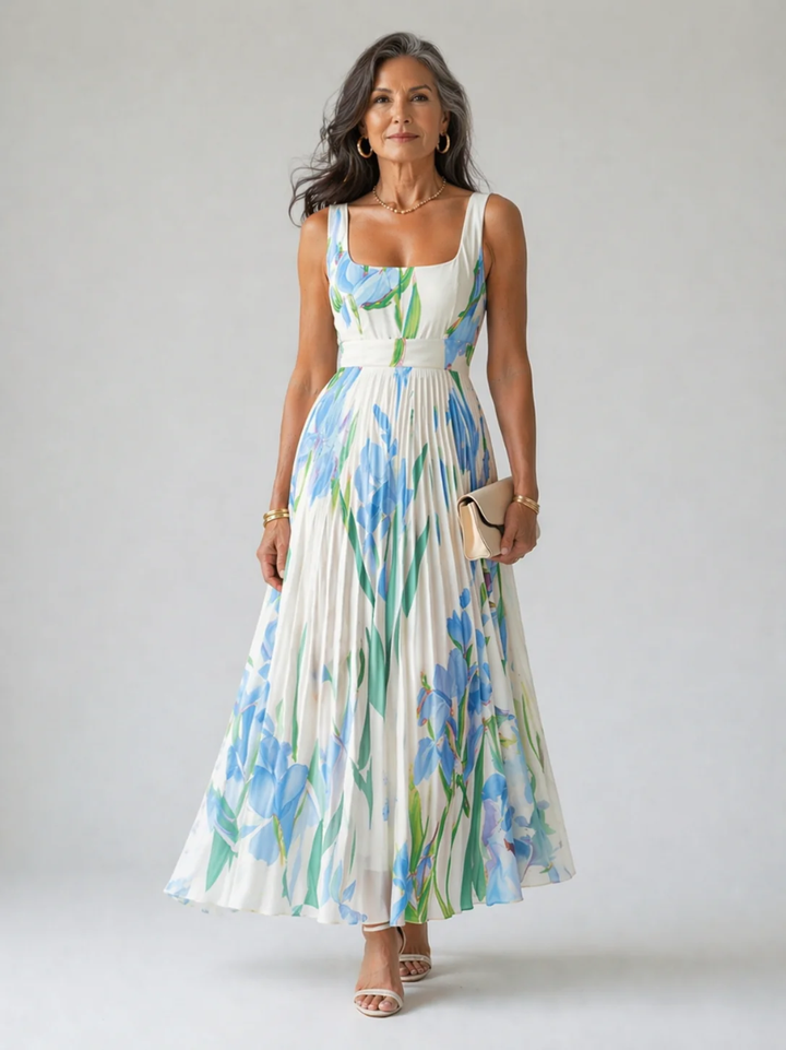 Oriah | Floral A-Line Maxi Dress