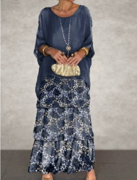 Sophie | Long Flowing Dress with Ruffles