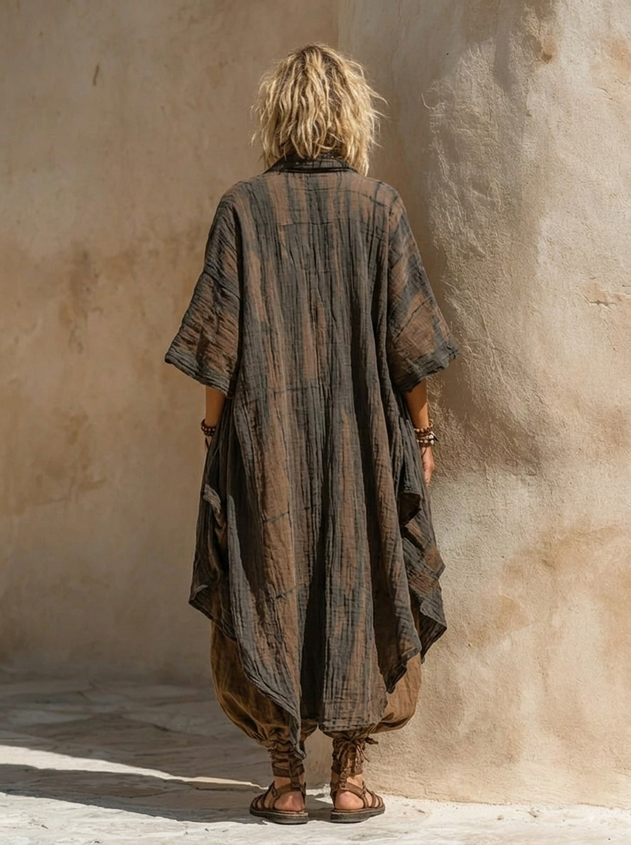 Margaret | Nomadic Bohemian Art Print Three-Piece Set Outfit