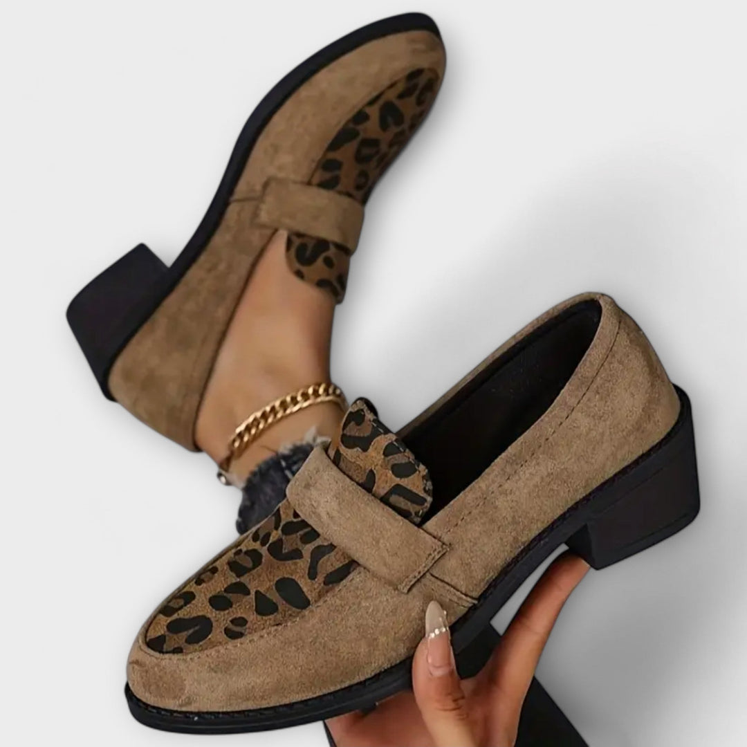 Aurora | Elegant Women's Shoes in Leopard Print