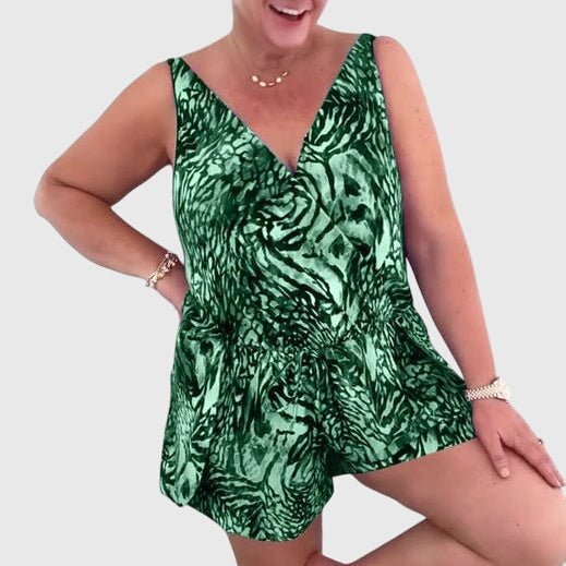 Elena - Elegant Bathing Suit with V-Neck