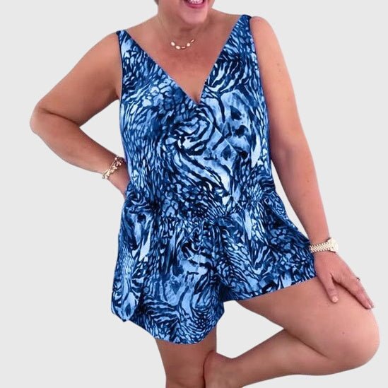 Elena - Elegant Bathing Suit with V-Neck