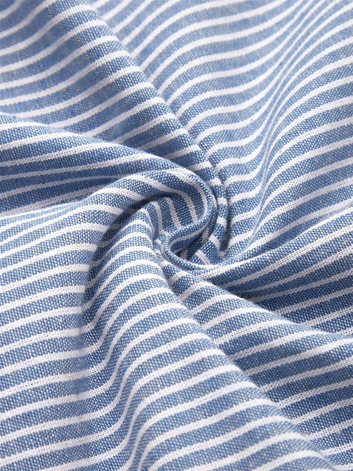 Brienne | Striped Midi Dress – Effortless Comfort, Everyday Confidence