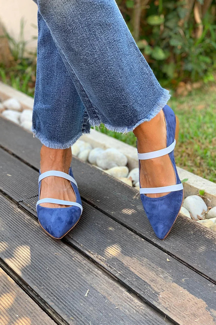 DECOLLETE WITH DOUBLE STRAP