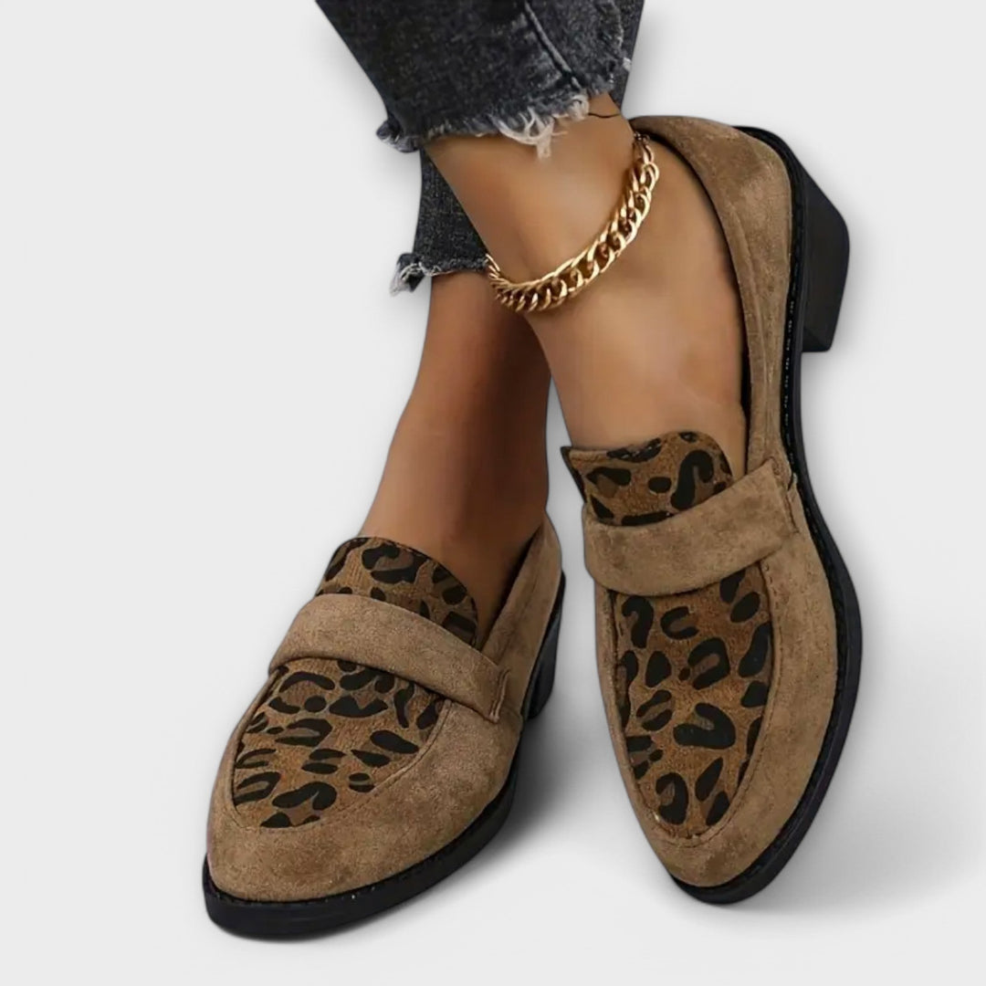 Aurora | Elegant Women's Shoes in Leopard Print