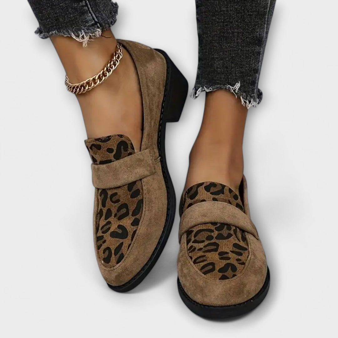 Aurora | Elegant Women's Shoes in Leopard Print