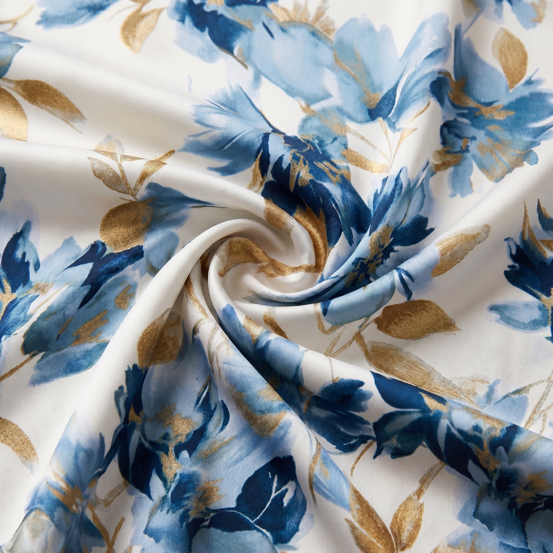 Alyssa | Floral Wrap Waist Midi Dress