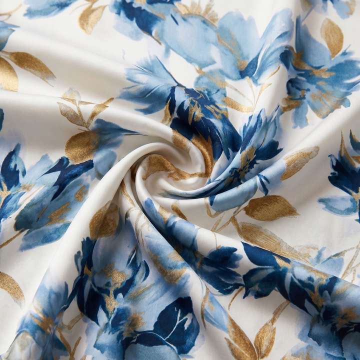 Alyssa | Floral Wrap Waist Midi Dress