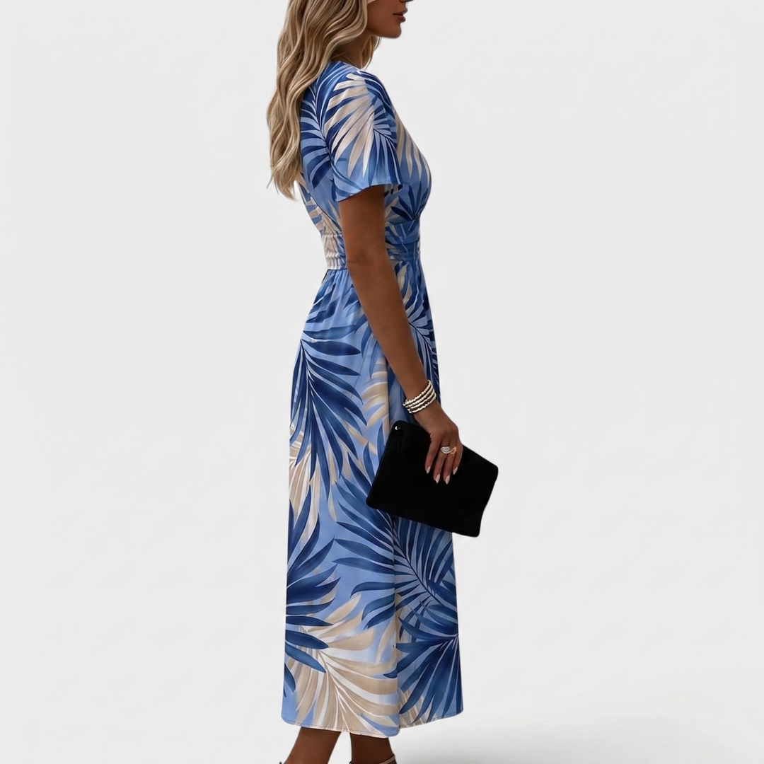 Dana | V-neck Formal Elegant Midi Dress
