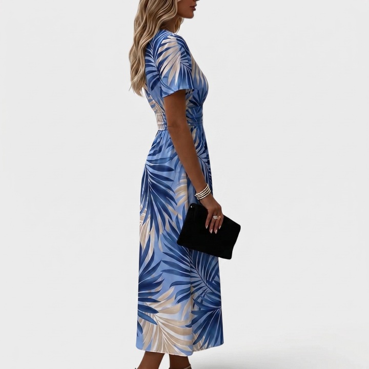 Dana | V-neck Formal Elegant Midi Dress