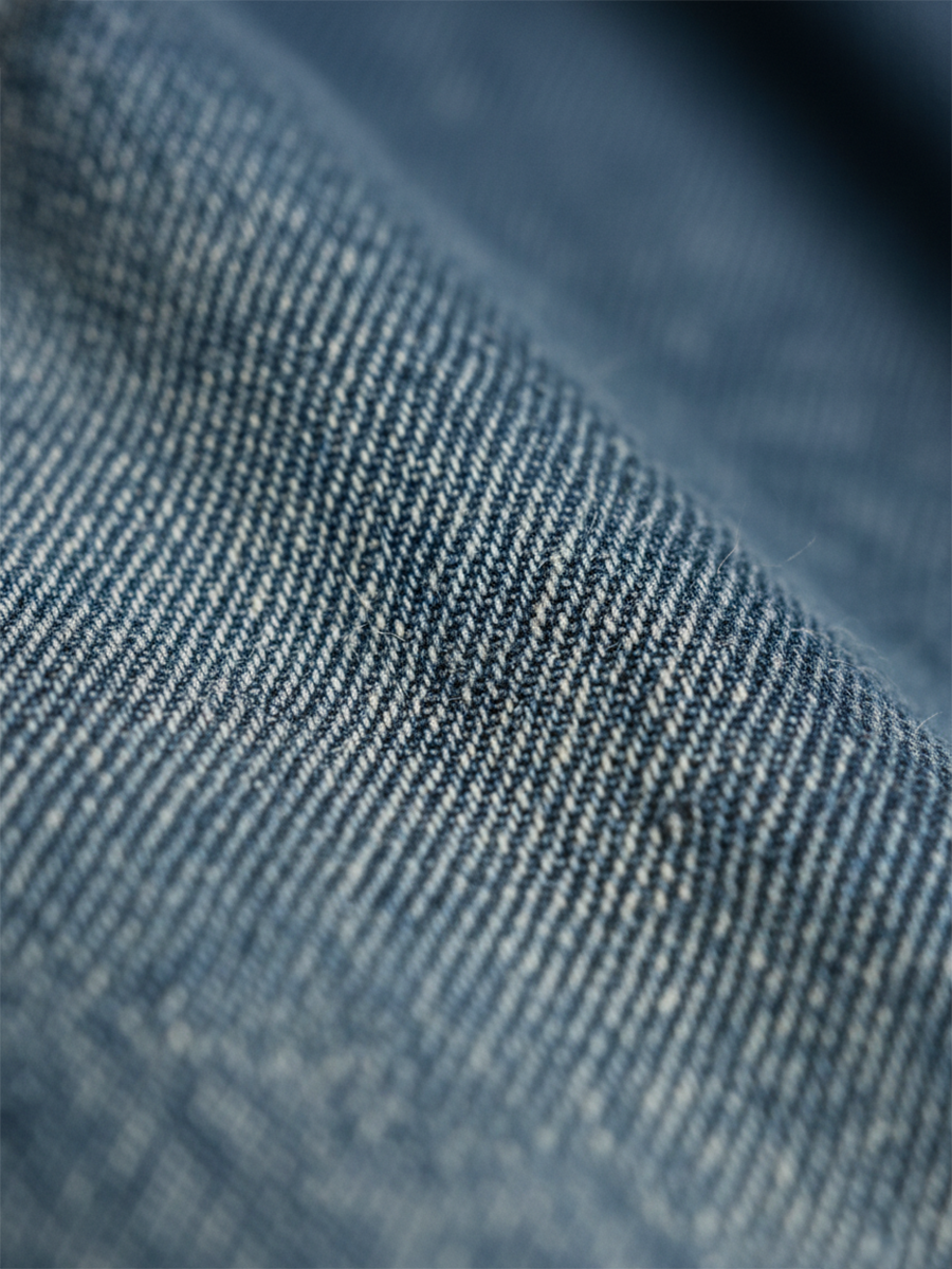 Ivy | Vintage Washed Soft Cotton Feel Denim Maxi Dress