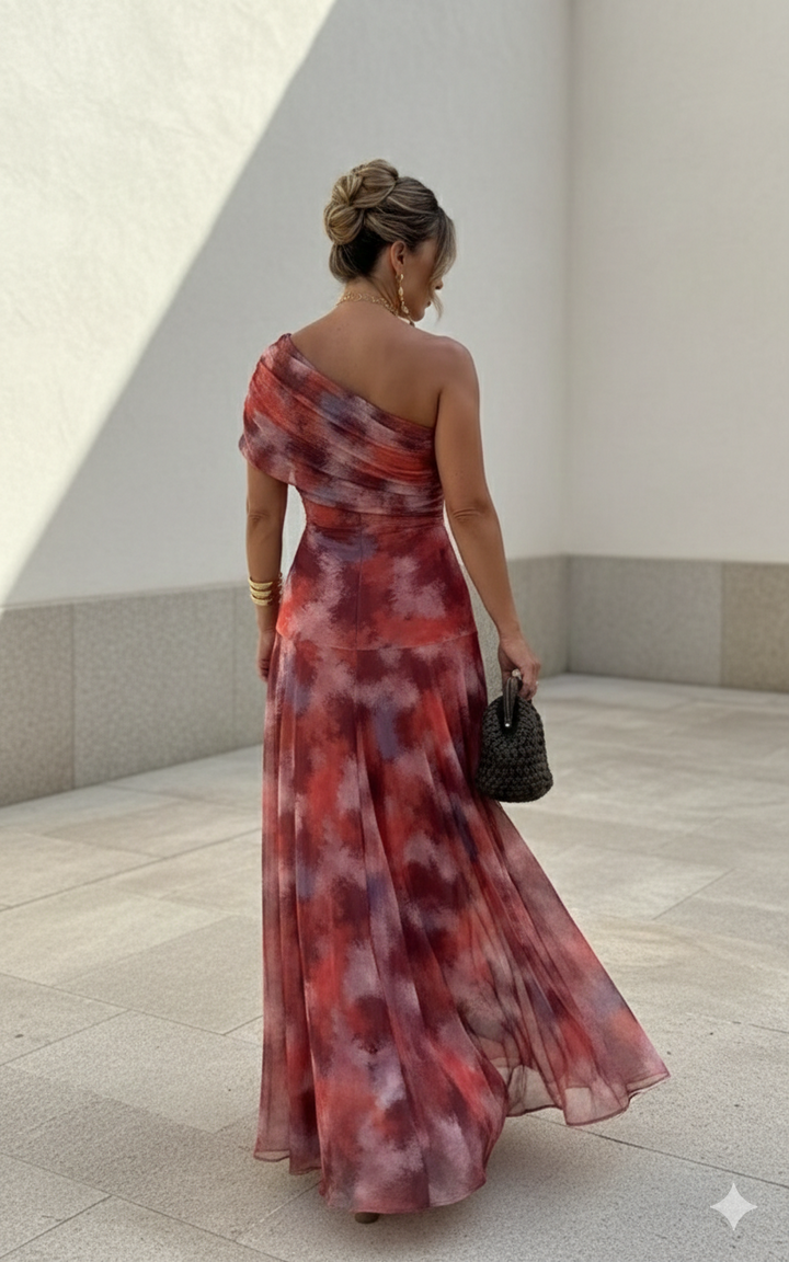 Uma - Flowing wide dress with elegant design